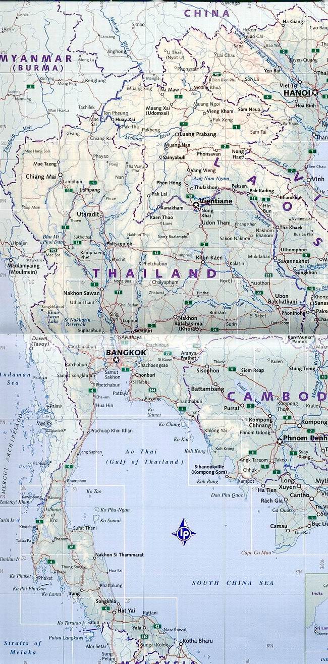 Thailand Map